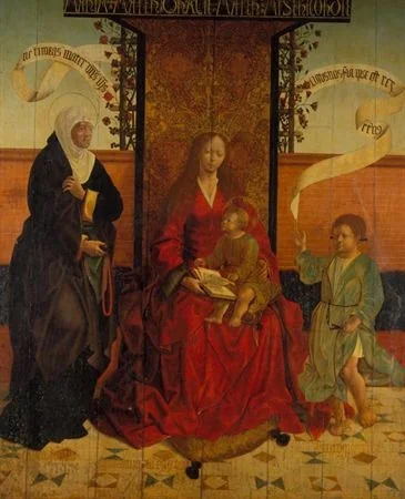 Mary and child, Saint Julita and Saint Guerito.