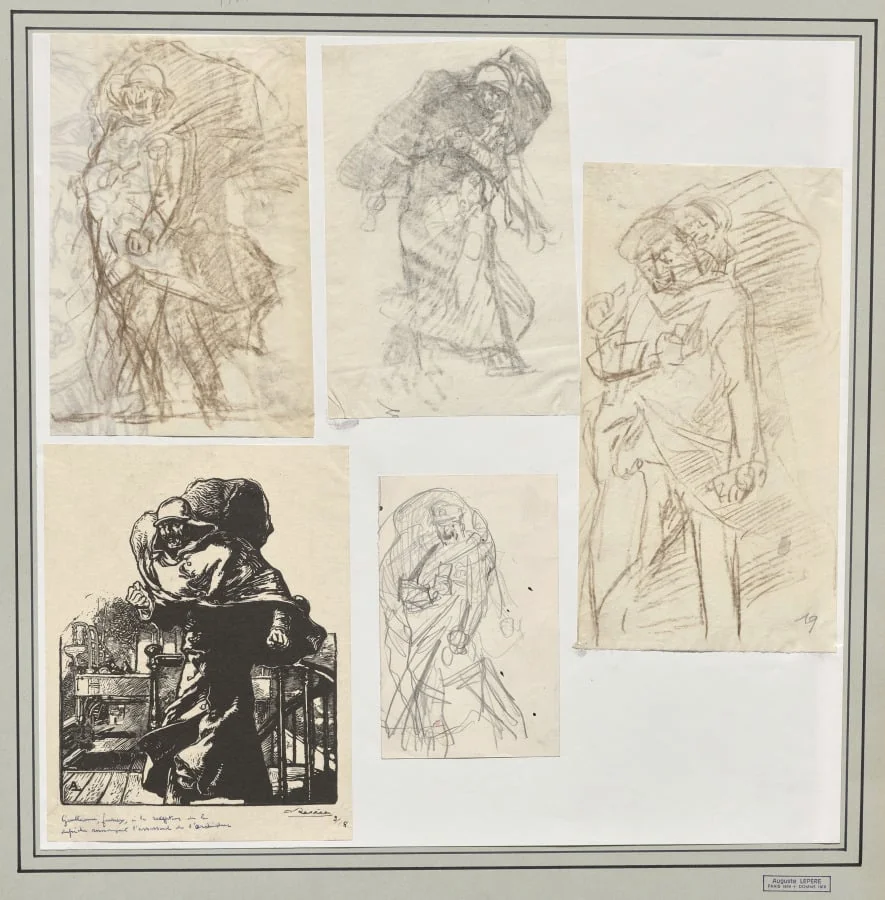 L'Empereur Guillaume, furierx..., by Auguste Lepère, 1914