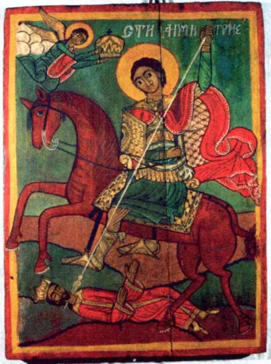 Sfântul Dimitrie, by Unknown, 1773
