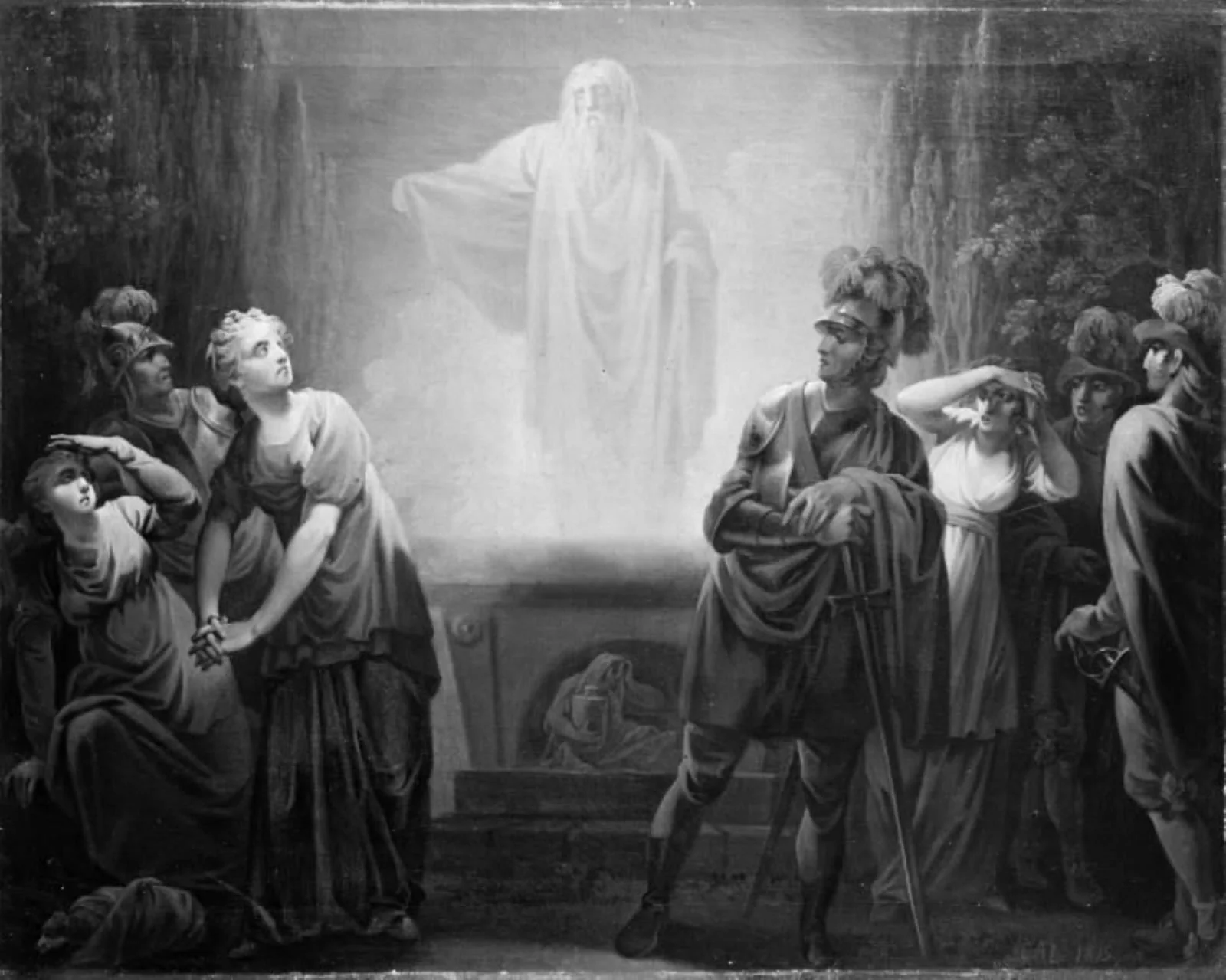 Melampe, V. akt, 9. scene, by Unknown, 1815