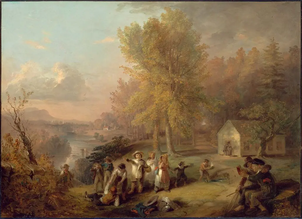 Dismissal of School on an October Afternoon