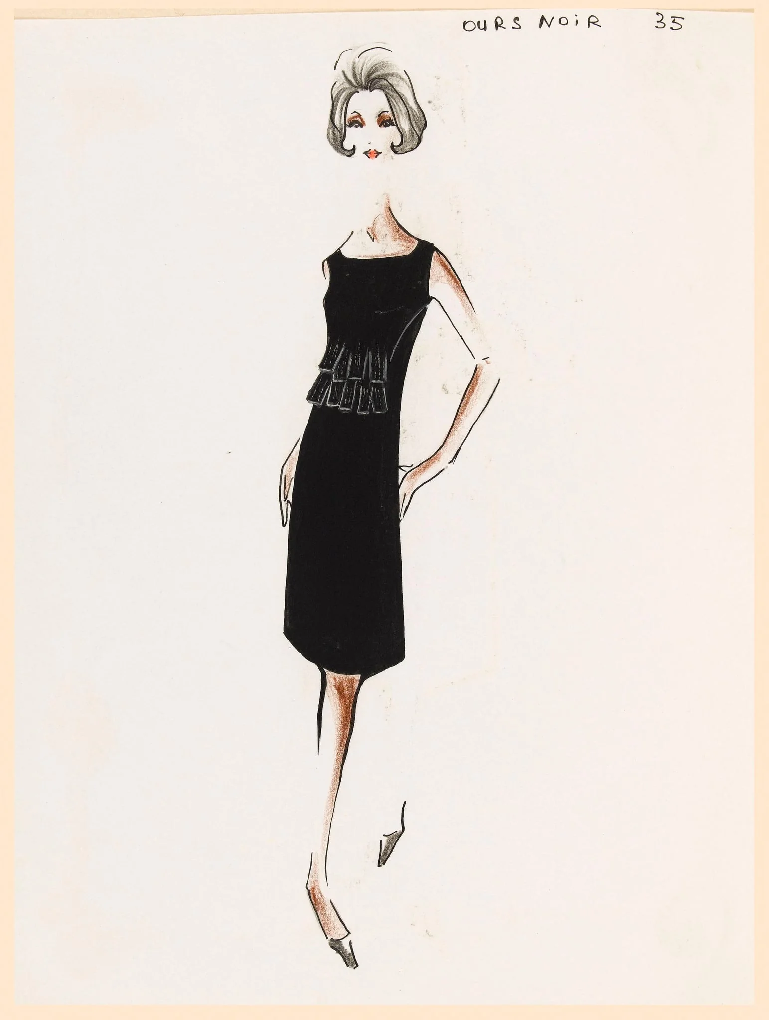 Ours noir, by Marie-Louise Carven, 1962