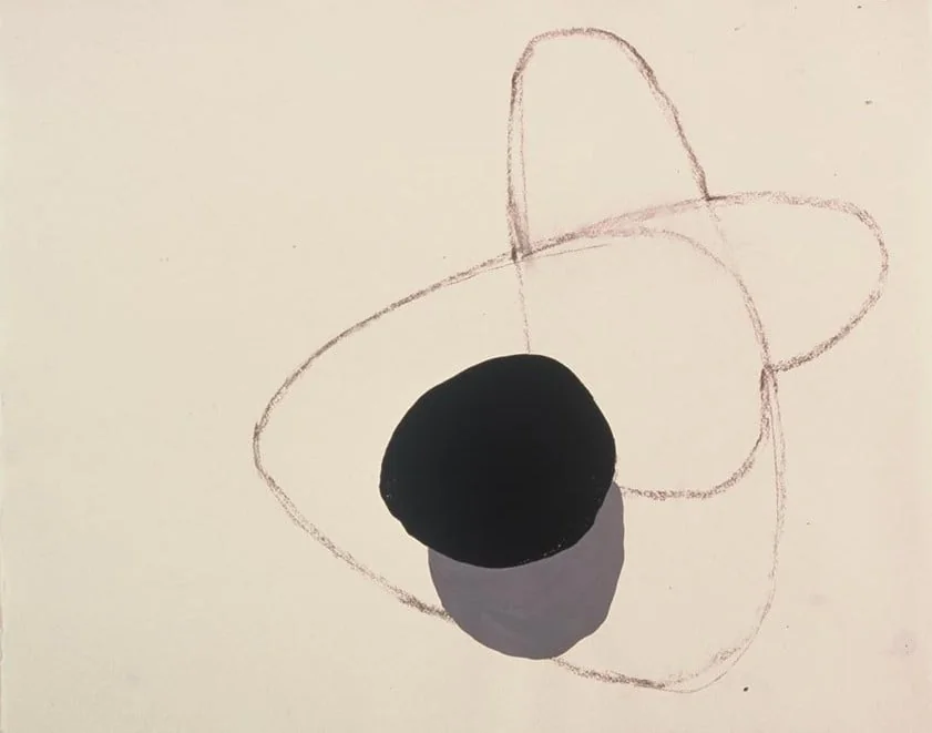 Untitled, by Joel Shapiro, gouache, 1980