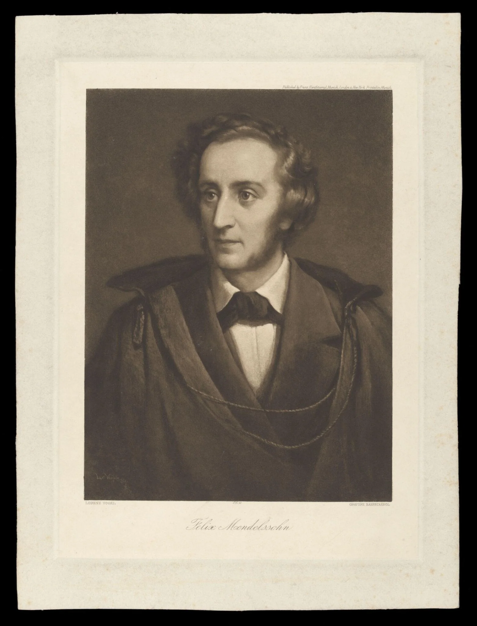 H Beard Print Collection, by Lorenz Vogel, 1850