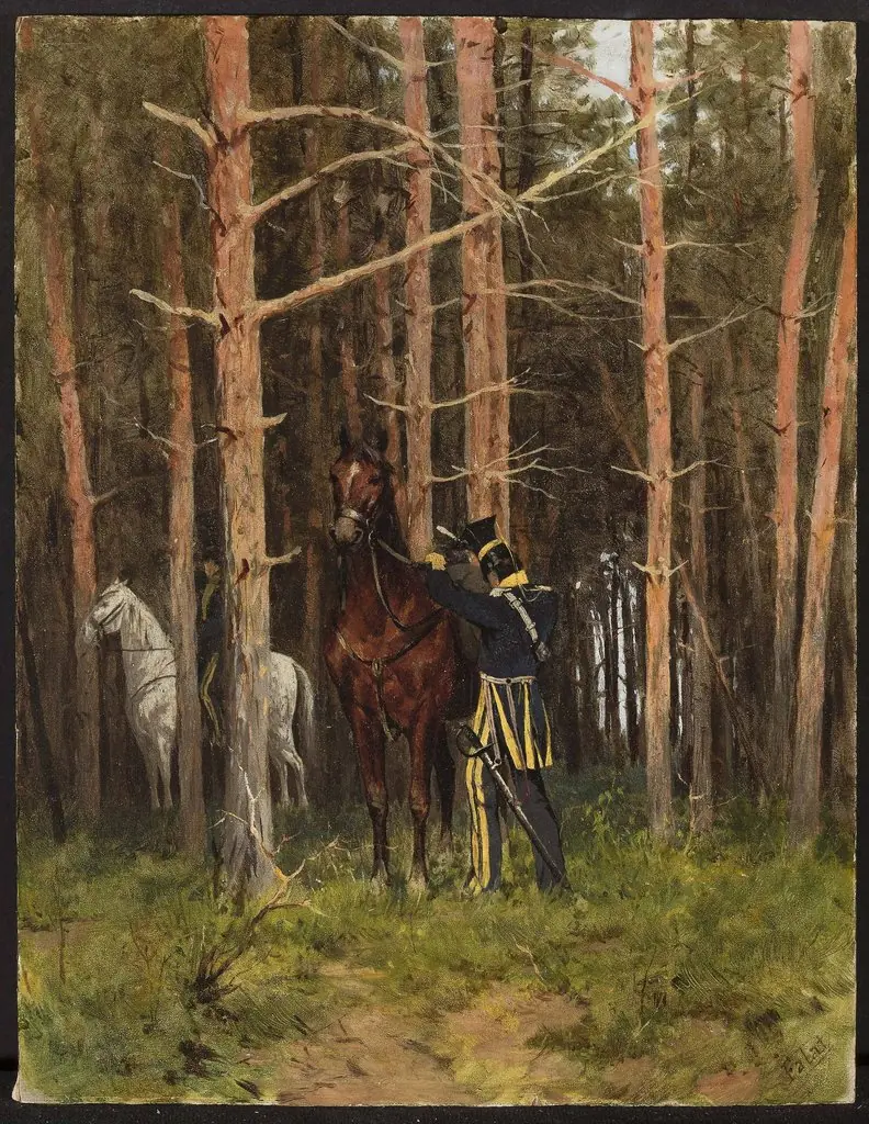 In the forest (Uhlans’ post)