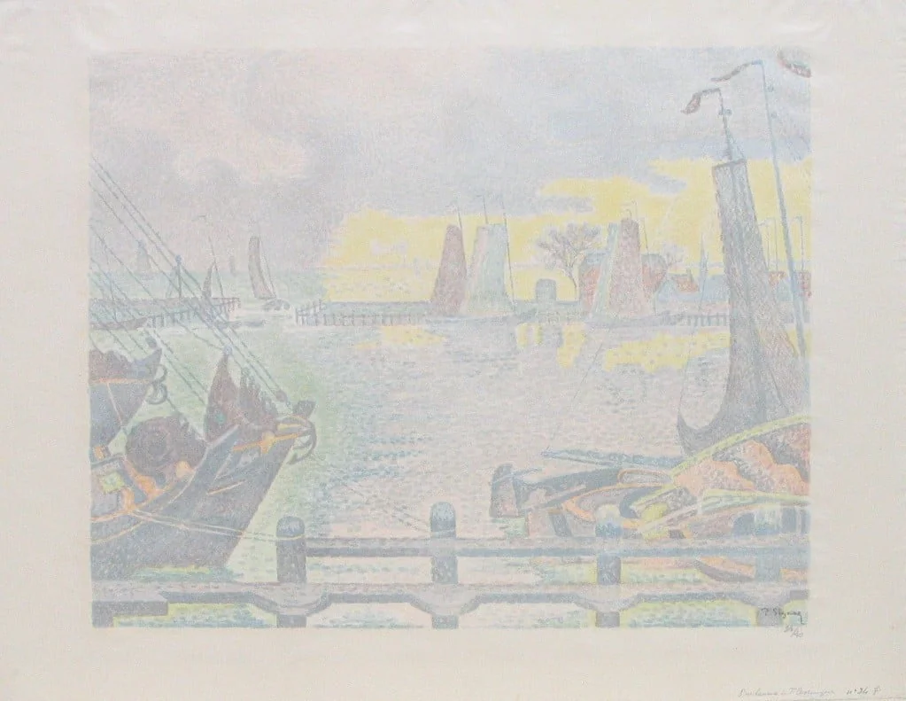 Untitled, by Paul Signac, ink, 1895