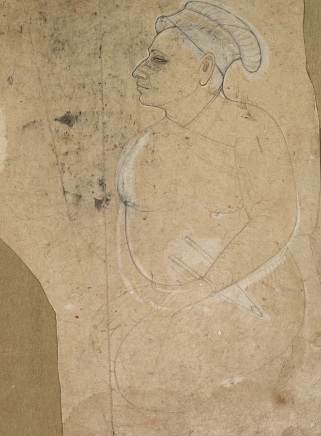 Portrait of a man, by Unknown, 1700