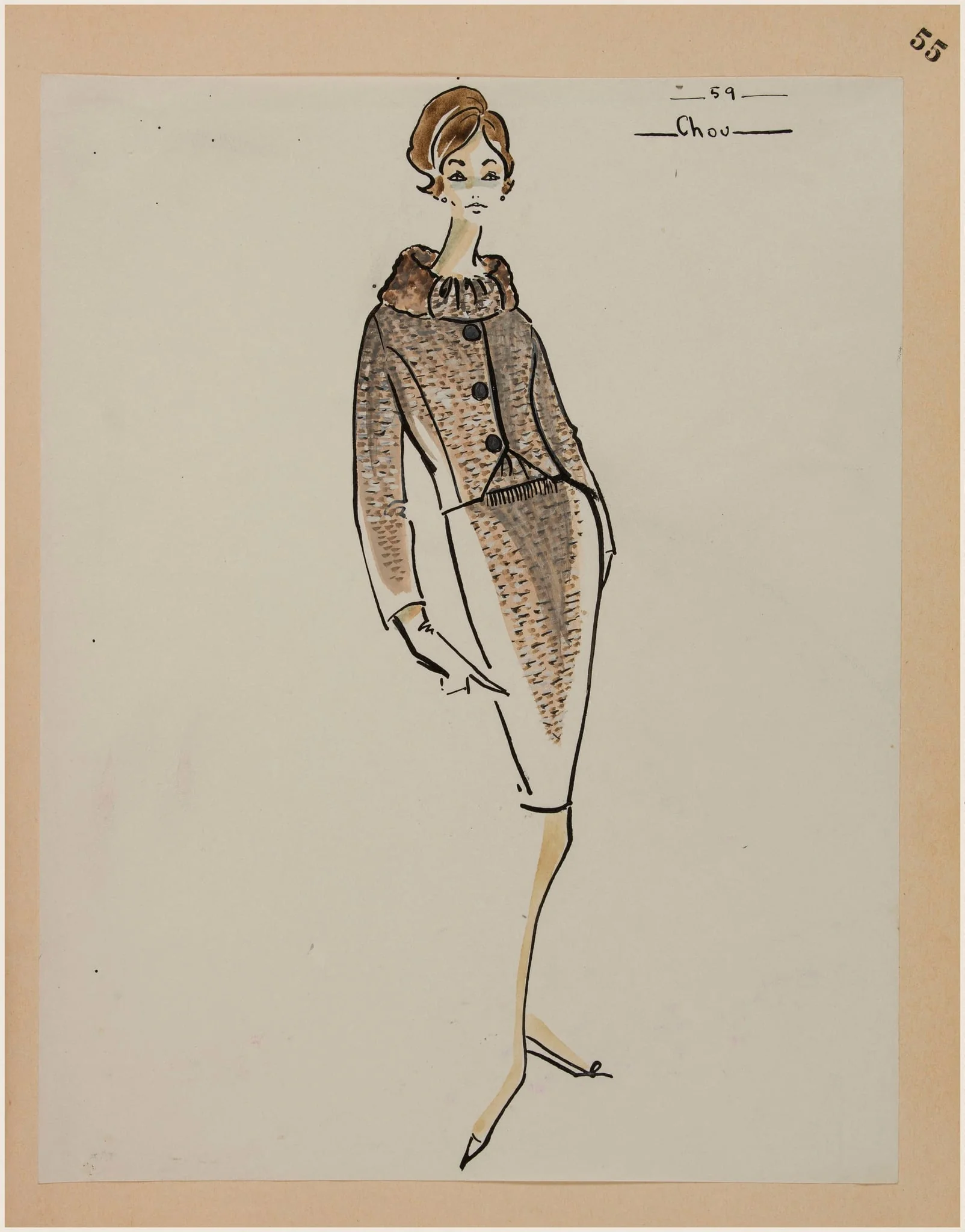 Chou, by Carven, 1958