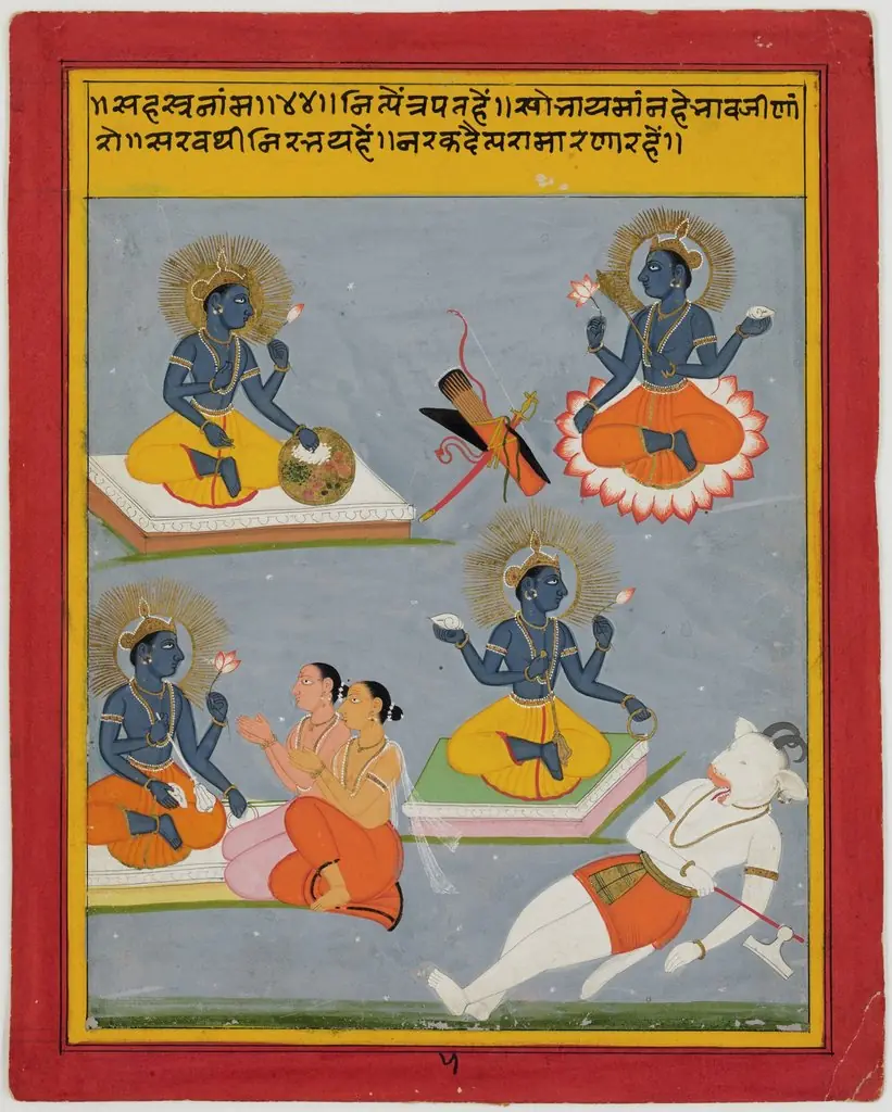 Illustration to "Vishnu Sahasranama"
