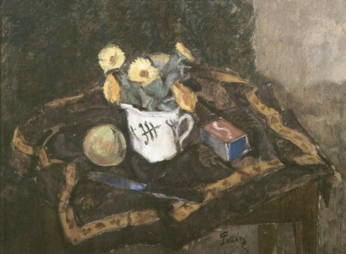 Natură statică cu gălbenele, by Theodor Pallady, unspecified
