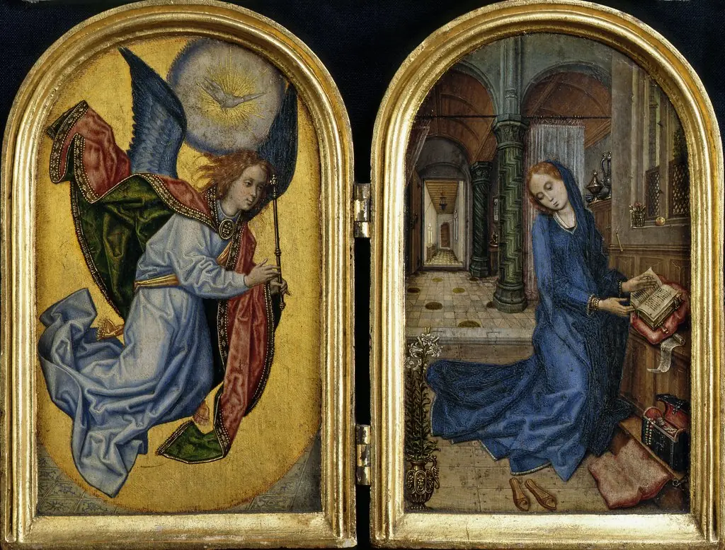 The Annunciation to Mary (Diptych)
