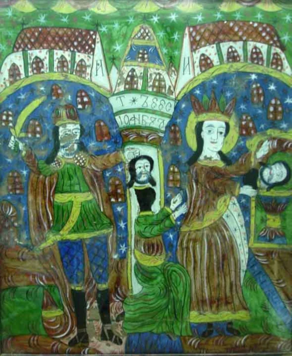 Tăierea capului Sfântului Ioan Botezătorul, by Unknown, 1850
