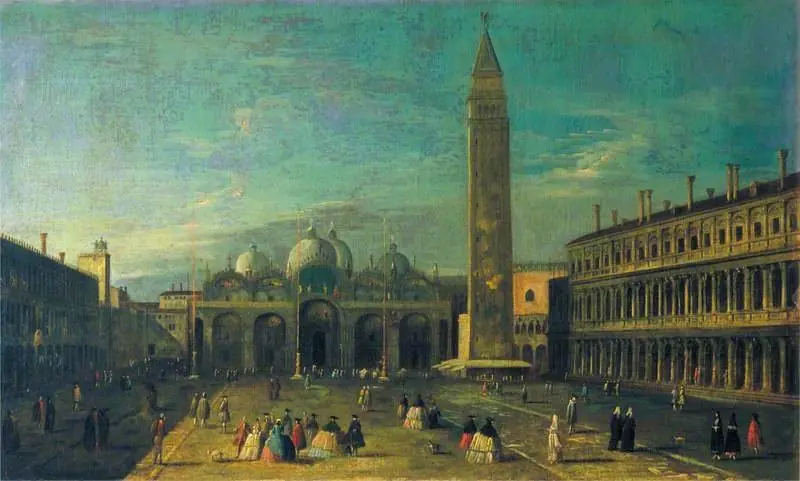 Venice: Piazza San Marco, Looking towards the Basilica