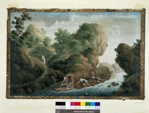 Transport of Porcelain by River