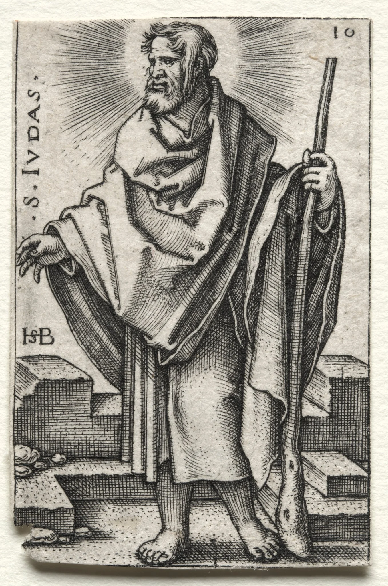 St. Judas, by Sebald Beham, 1546