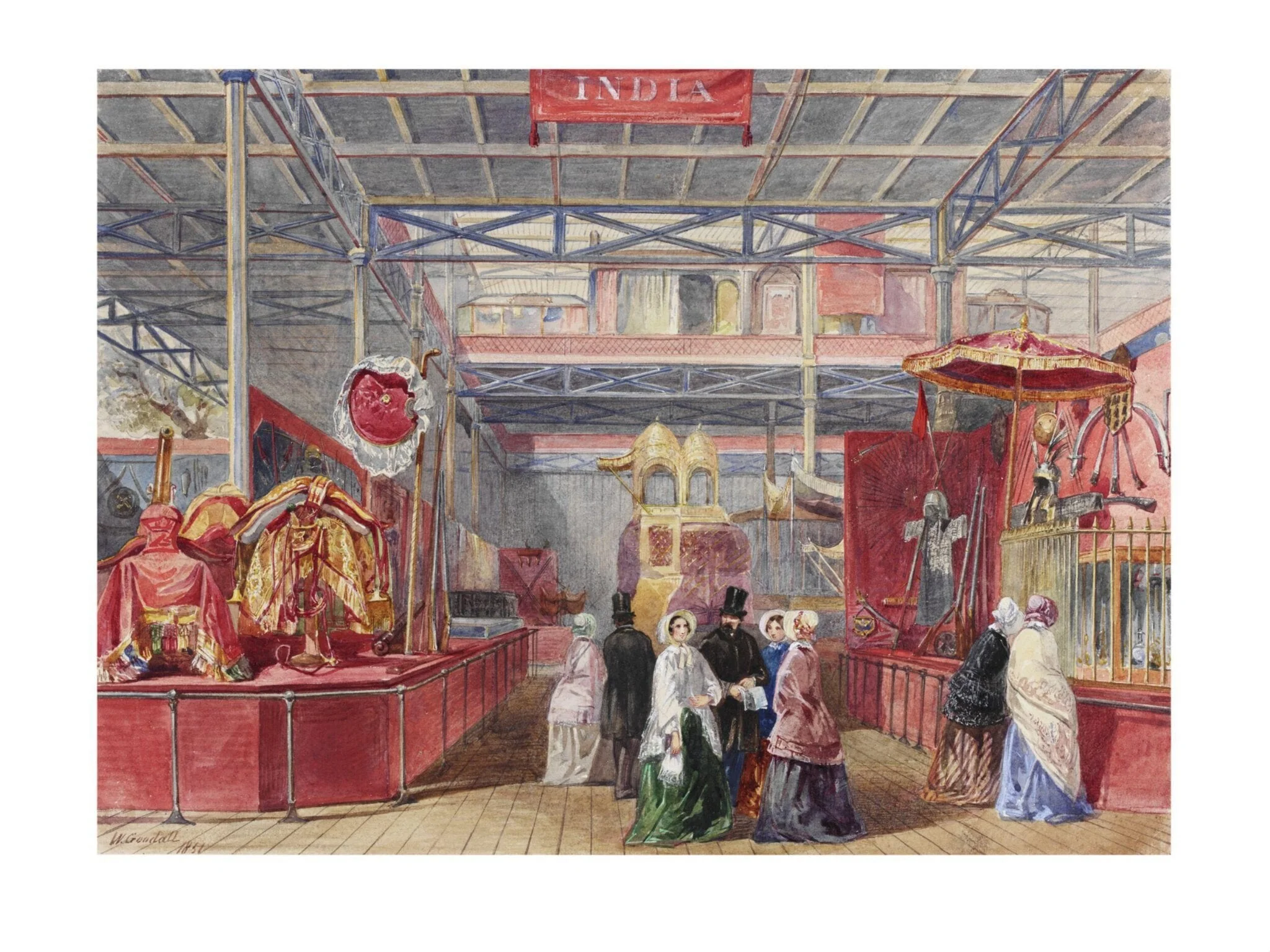 The Indian Court and Elephant Trappings