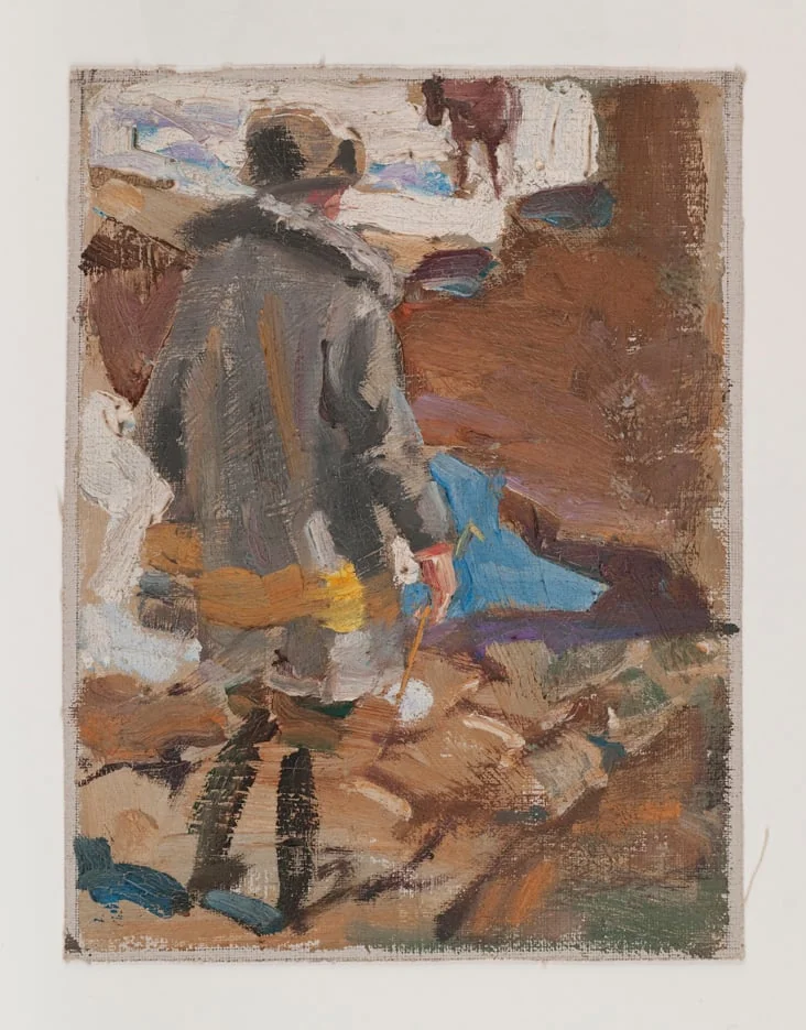 Maitotyttö, Taos, by Akseli Gallen-Kallela, unspecified