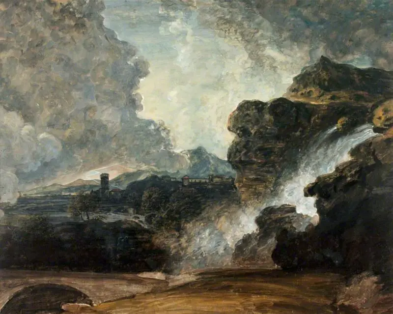 Study for 'Landscape, Destruction of Niobe's Children'