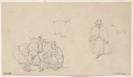 A group of Chinese men, and a Macanese woman