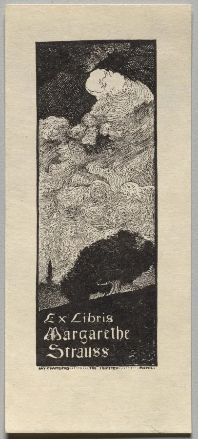Bookplate: Margarethe Strauss