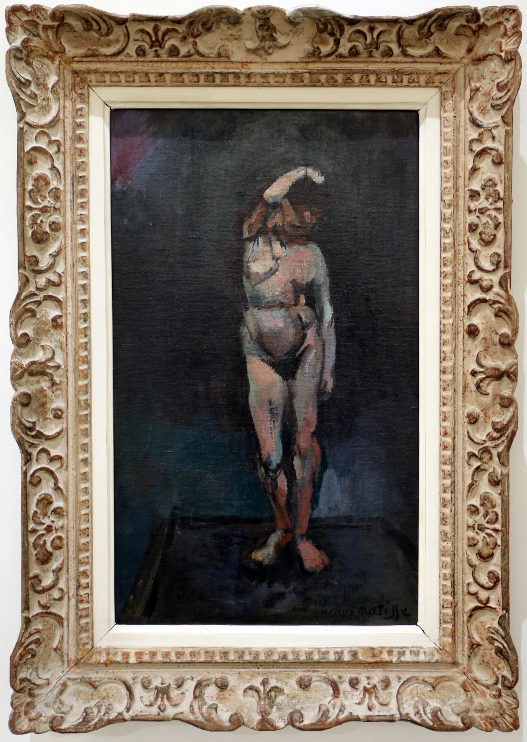Le modèle, by Henri Matisse, oil, 1901