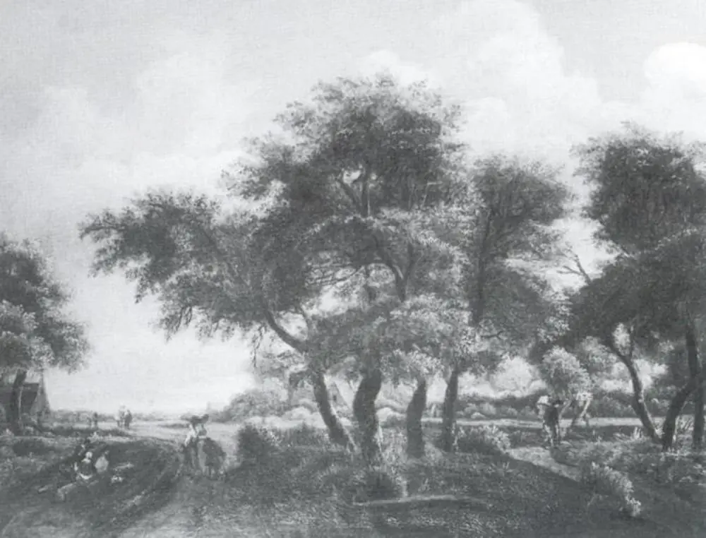 Landscape with Trees