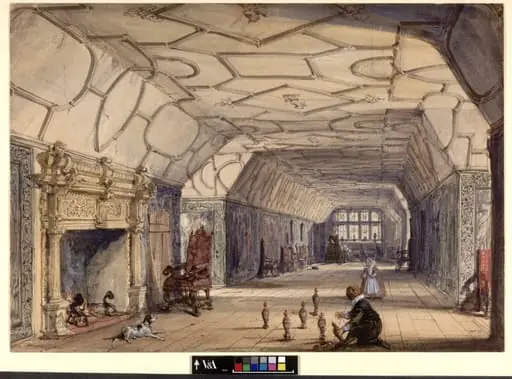The gallery at Knole House, near Sevenoaks