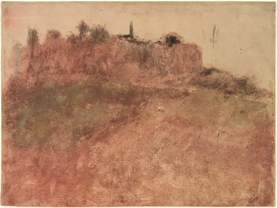 Estérel Village, by Edgar Degas, 1890