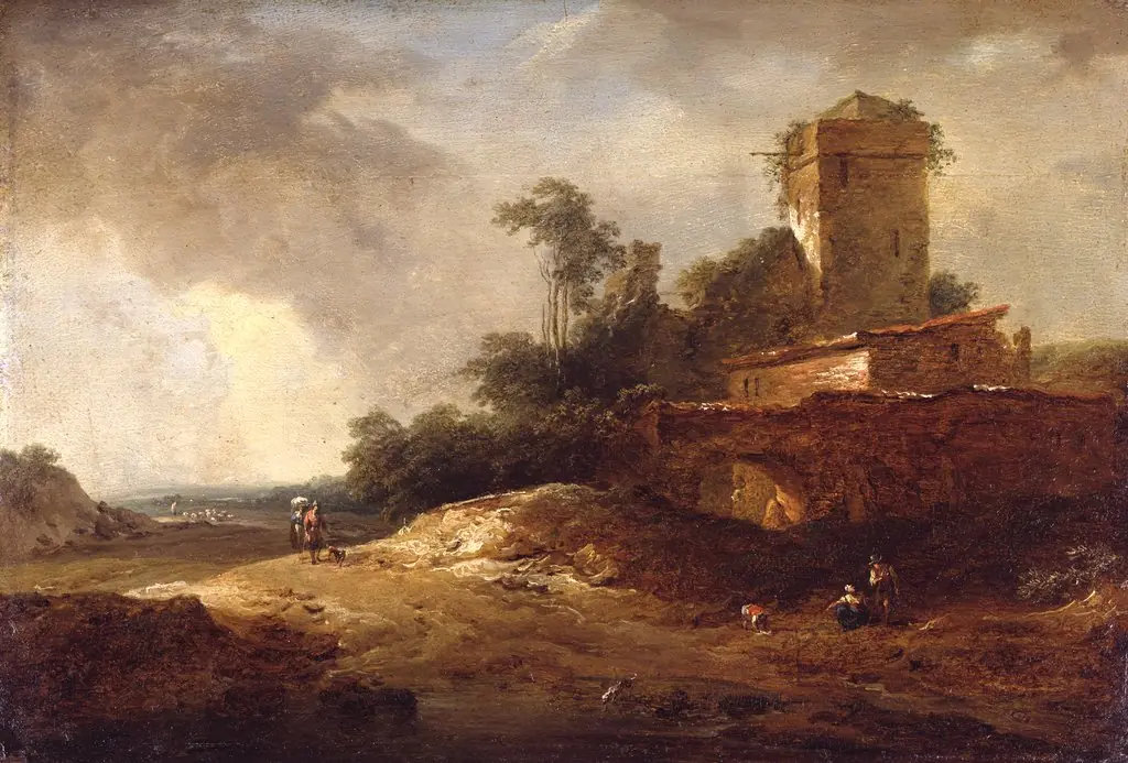 Landscape with a tower