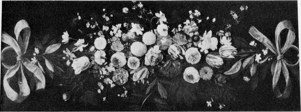 Festoon of flowers