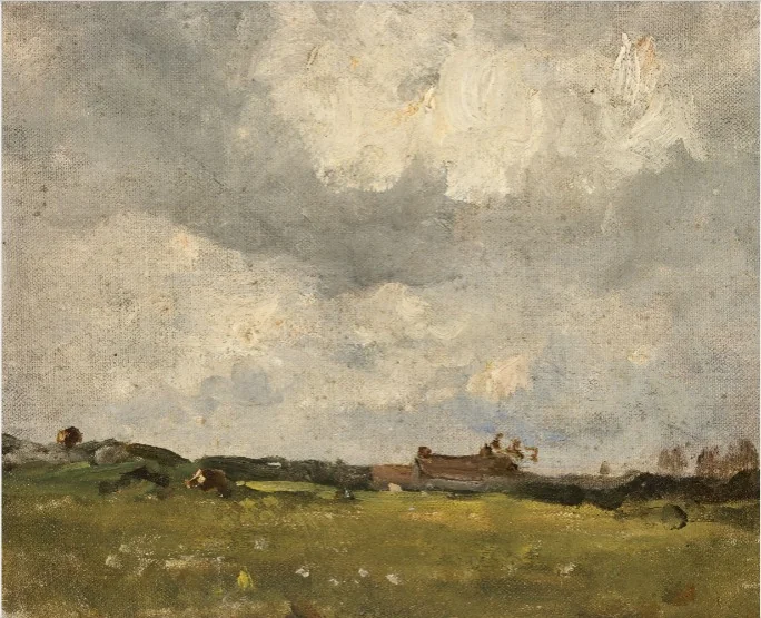 Landscape, a Grey Day, by Nathaniel Hone the Younger, unspecified, 1881