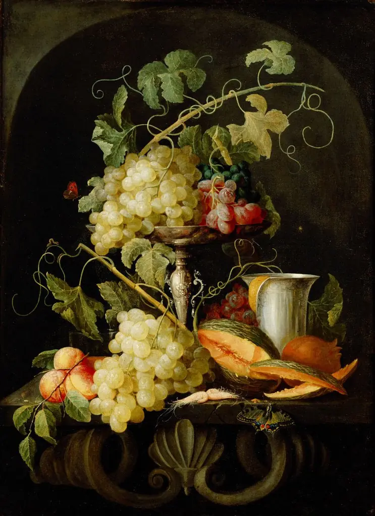 Still life with fruit