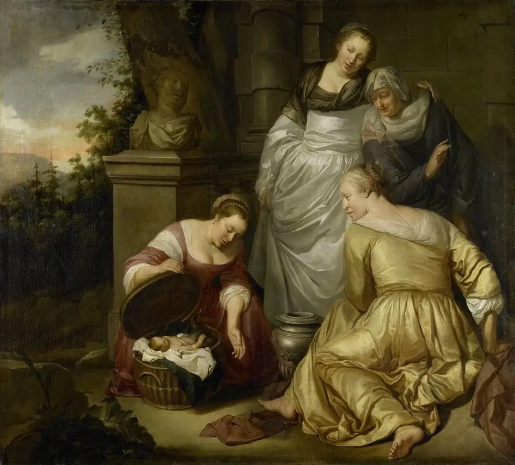 The daughters of Cecrops find Erechthonius