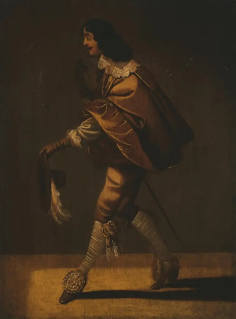 Cavalier Greeting a Lady (Cavalier with a Hat)
