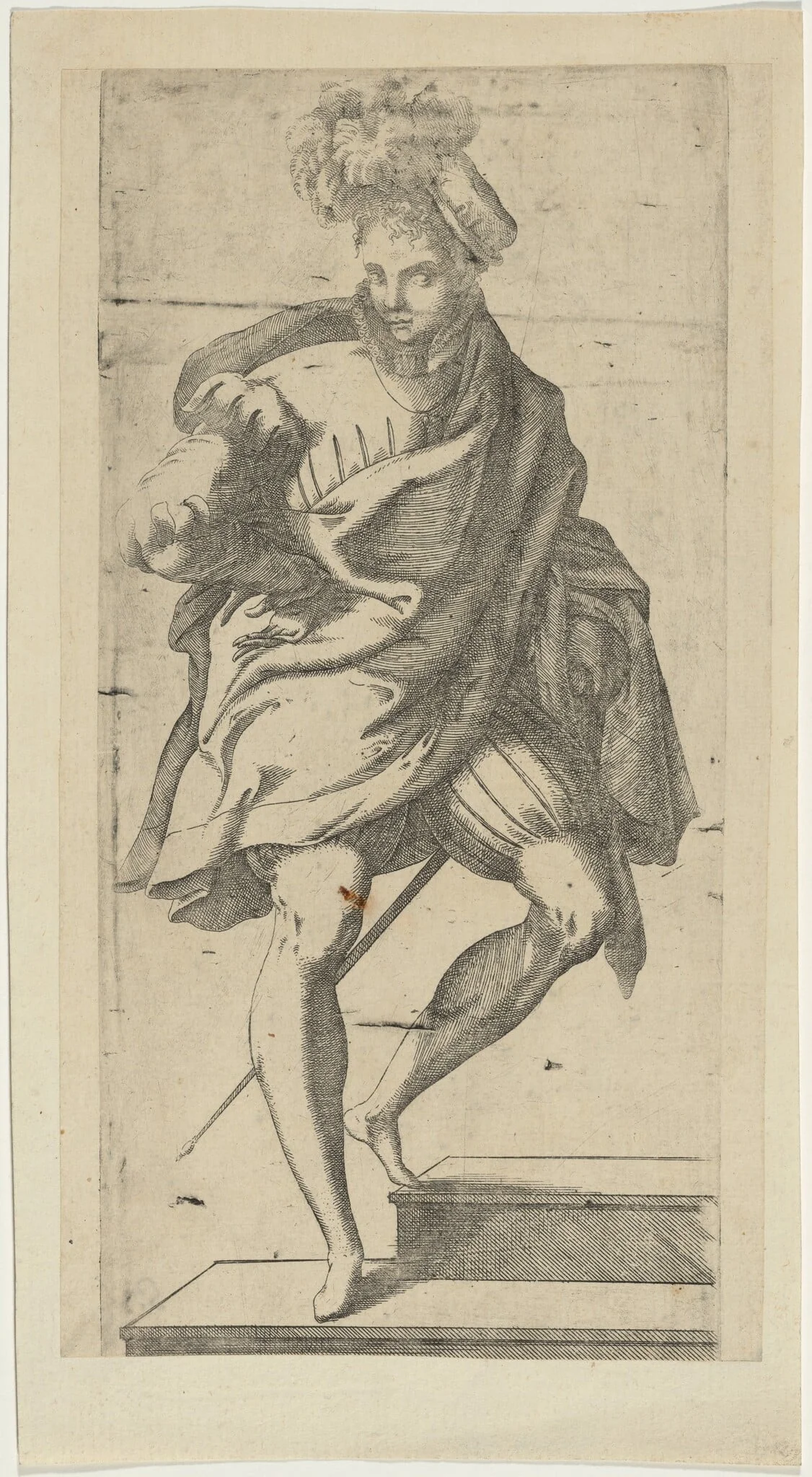 Francis II, King of France, by Unknown 19th Century, ink, 1850