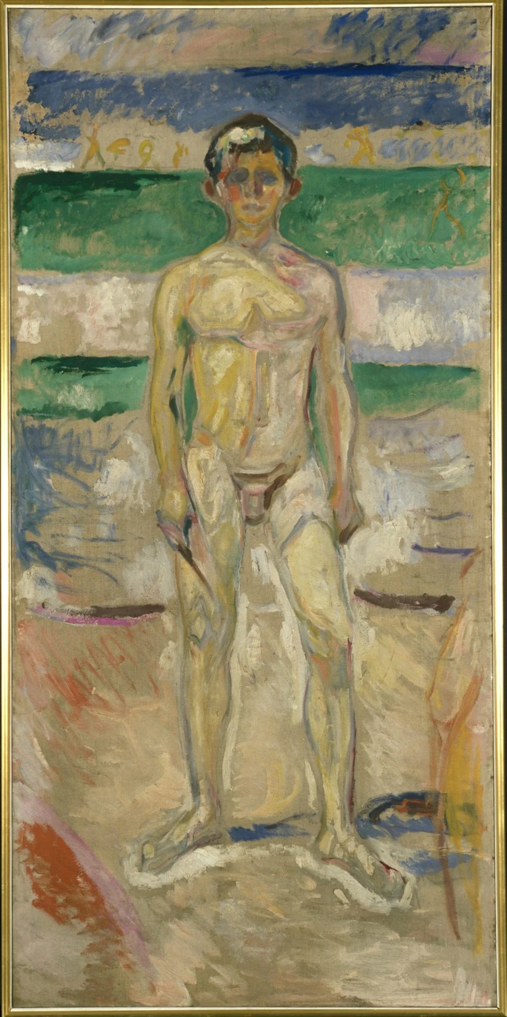 Youth, by Edvard Munch, oil, 1913