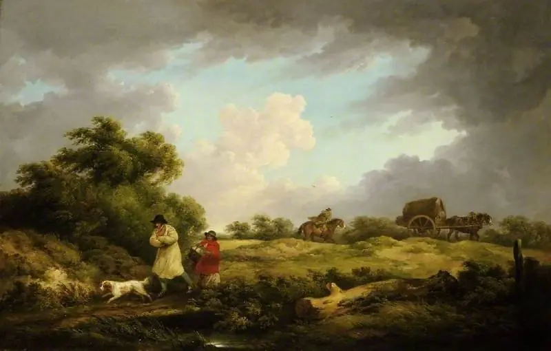 A windy day