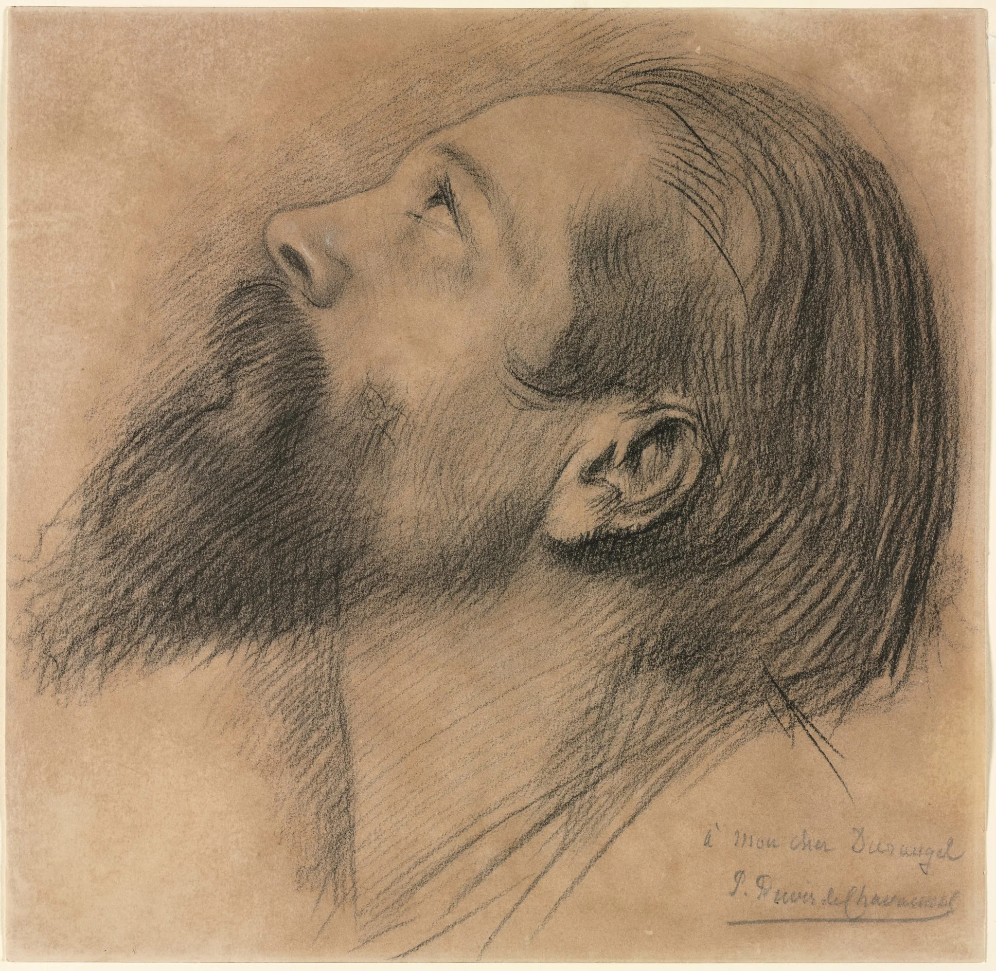 Study for the Frieze of Sainte Geneviève, by Pierre Puvis de Chavannes, 1875