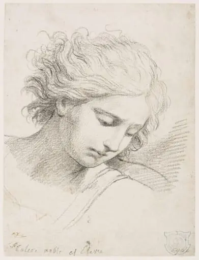 Study of the head of St. Michael