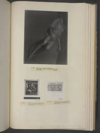Study of a recumbent nude male figure