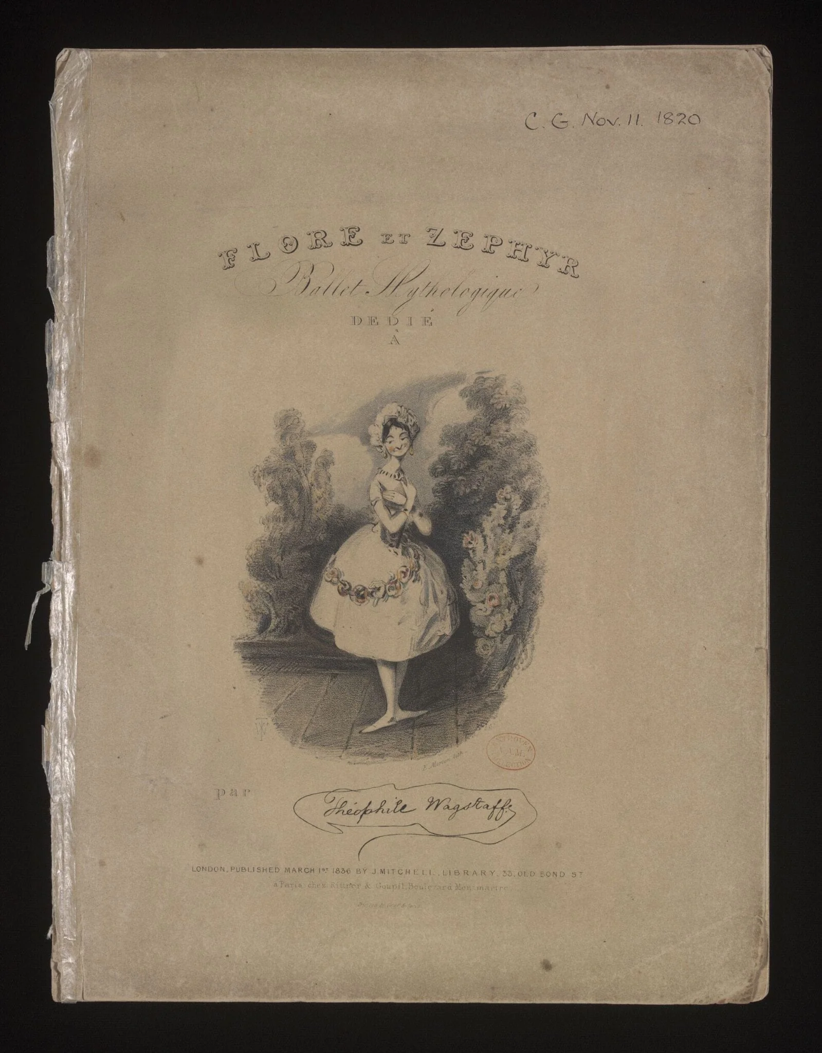 Flore et Zephyr, Ballet Mythologique, by Edward Morton, 2