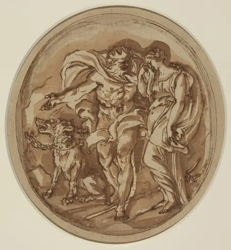Pluto Bringing Proserpine to the Gates of Hell