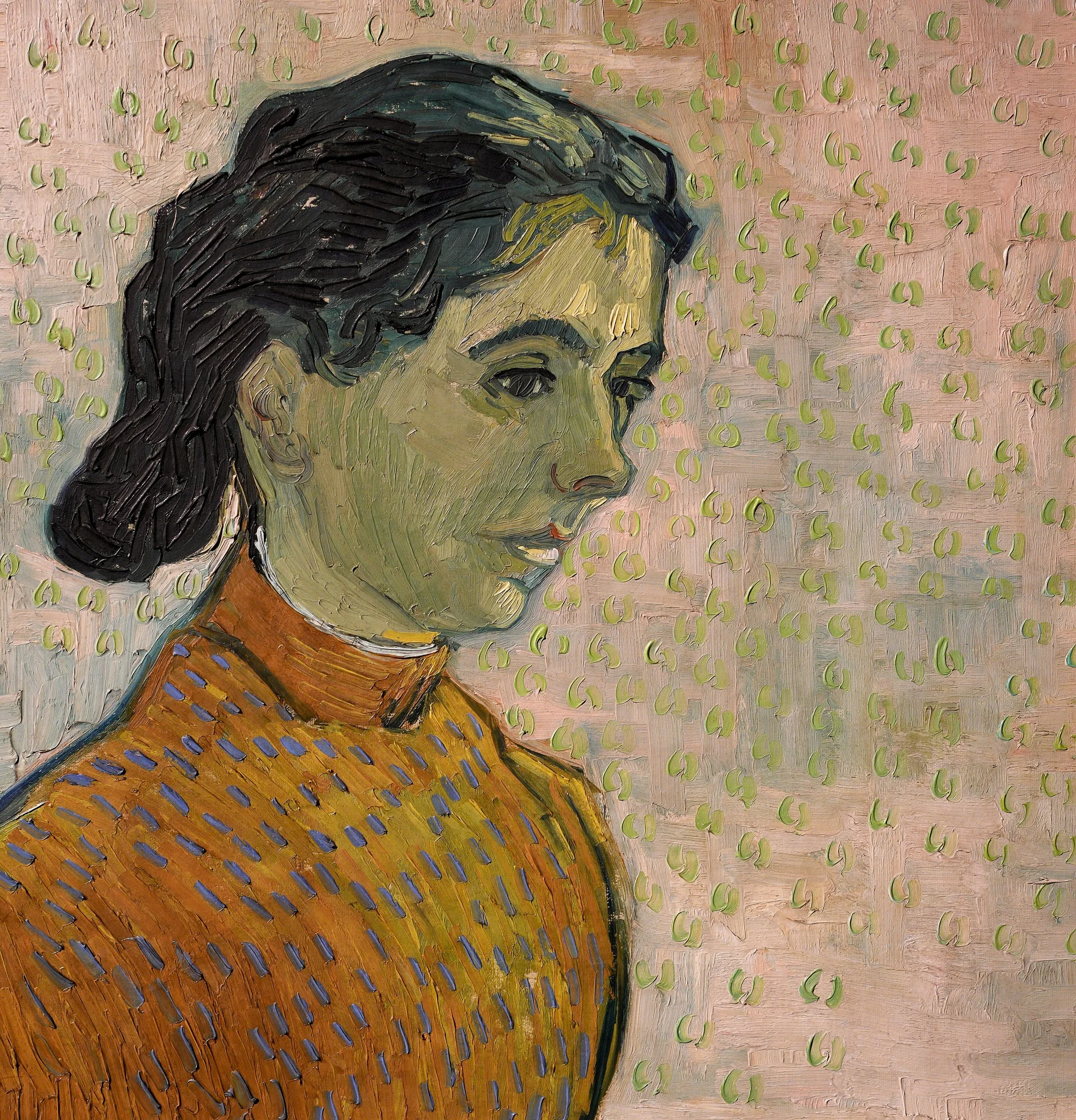 Little Arlesienne, The, by Vincent van Gogh, oil, 1896