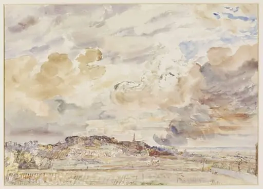 Gadshill, from the Three Crutches on the Gravesend - Rochester Road