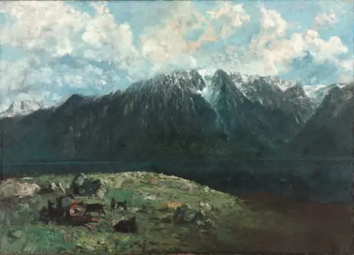Panoramic View of the Alps, Les Dents du Midi