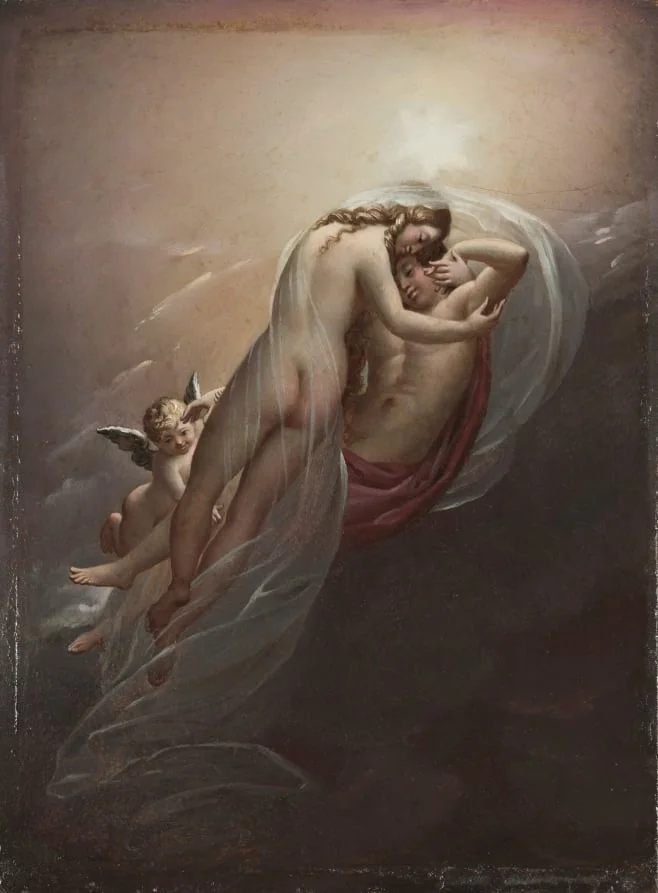 Aurora and Cephalus, by Anne-Louis Girodet, unspecified, 1810