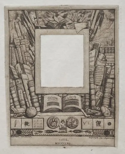 Design for a Frame for the Portrait of Armand Guéraud