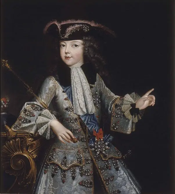 Portrait of a young Louis XV of France (1710-1774)