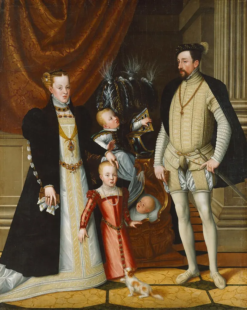 Maximilian II, His Wife and Three Children