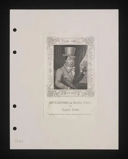 Mr Liston as Paul Pry in Paul Pry